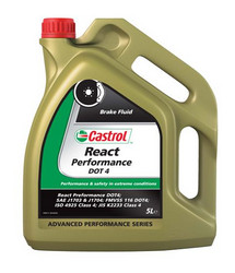 Castrol Синтетическая тормозная жидкость React Performance, 5л | Артикул 15038A