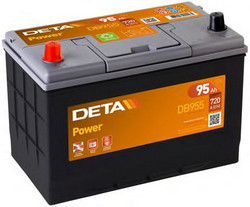 Аккумуляторная батарея Deta 95 А/ч, 720 А