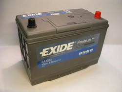 Аккумуляторная батарея Exide 100 А/ч, 850 А