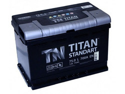 Аккумуляторная батарея Titan 75 А/ч, 700 А