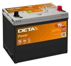 Аккумуляторная батарея Deta 70 А/ч, 540 А