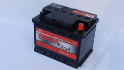 Аккумуляторная батарея Megastart 55 А/ч, 460 А