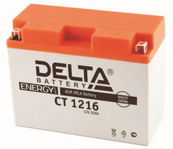 Аккумуляторная батарея Delta 16 А/ч, 200 А