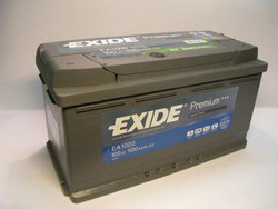 Аккумуляторная батарея Exide 100 А/ч, 900 А