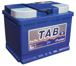 Аккумуляторная батарея Tab 60 А/ч, 600 А