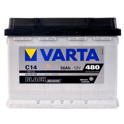 Аккумуляторная батарея Varta 56 А/ч, 480 А