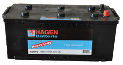 Аккумуляторная батарея Hagen 190 А/ч, 1000 А