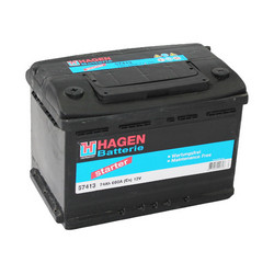 Аккумуляторная батарея Hagen 74 А/ч, 680 А