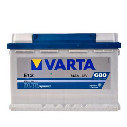 Аккумуляторная батарея Varta 74 А/ч, 680 А