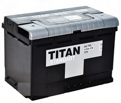 Аккумуляторная батарея Titan 66 А/ч, 630 А