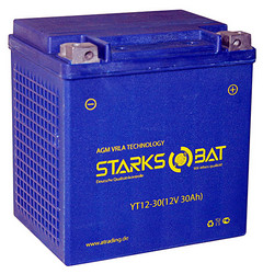 Аккумуляторная батарея Starksbat 30 А/ч, 400 А